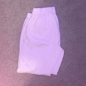 JOHN GALT/BRANDY MELVILLE LIGHT PINK ROSA SWEATPANTS